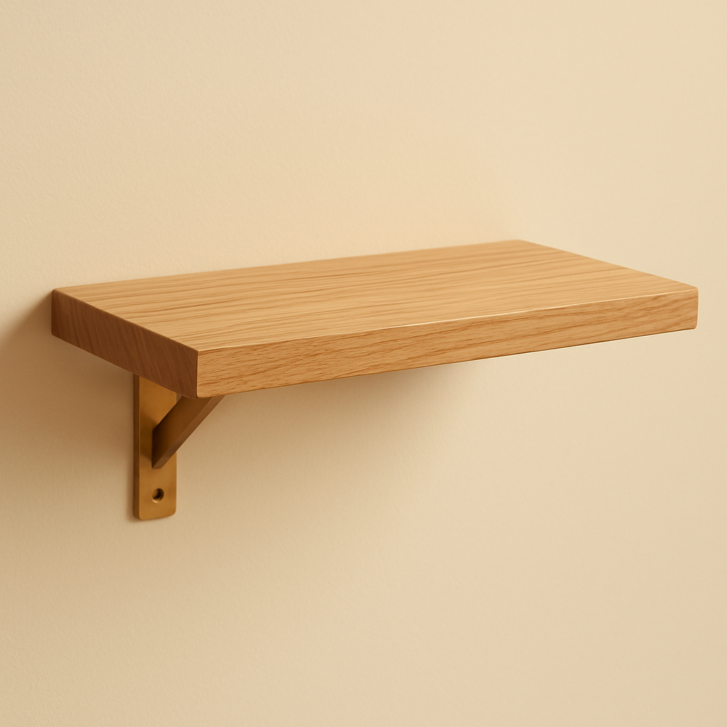 Floating White Oak Shelf